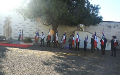 Cérémonie commémorative au  » mur des fusillés » à PERIGUEUX