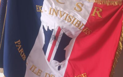 Remise de cartes sous l’égide du nouveau drapeau financé par la Fédération Nationale André Maginot.