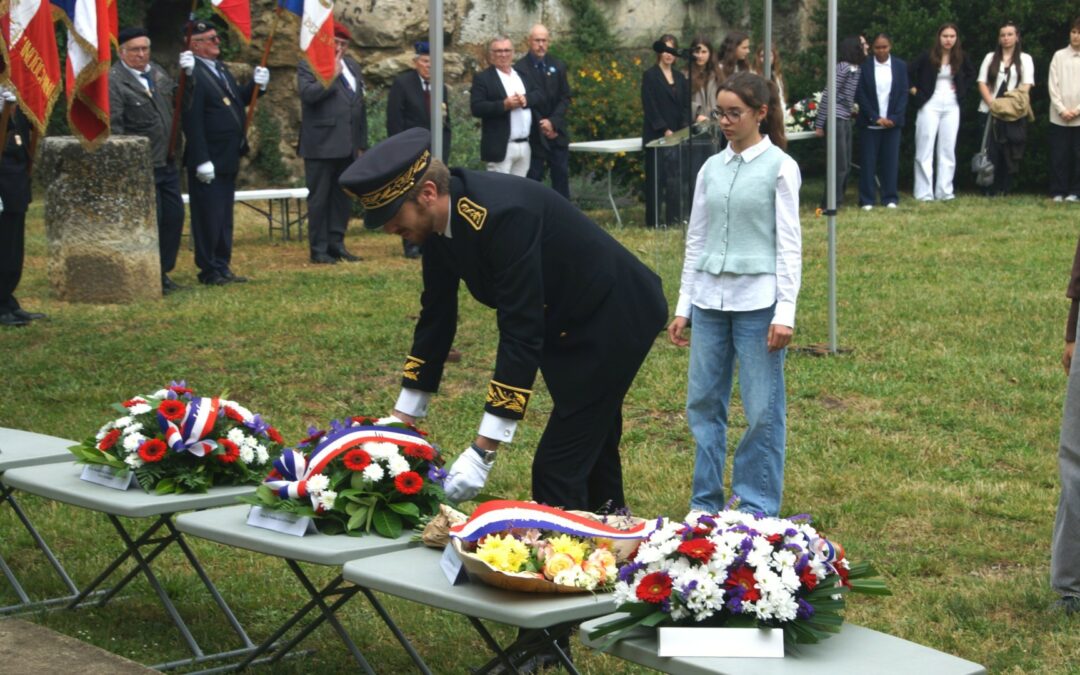 HOMMAGE aux morts por la FRANCE en Indochine à Périgueux